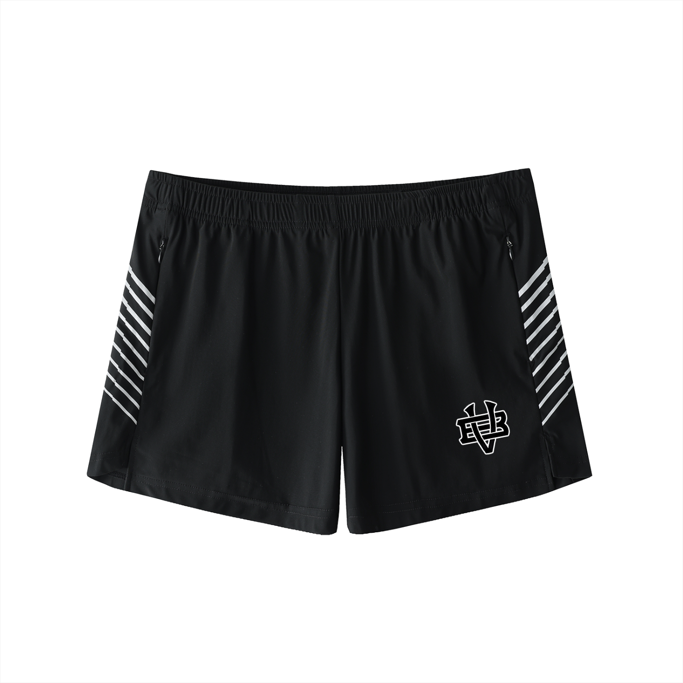 Villa Blvd Bold Vintage Side-Stripe Performance Sport Shorts