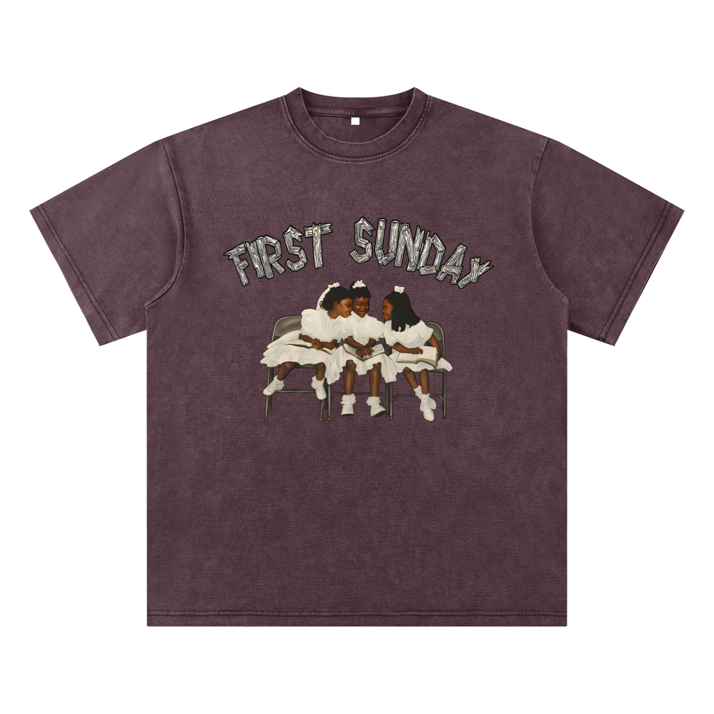 Villa Blvd First Sunday Acid Washed T-Shirt ☛ Multiple Colors Available ☚