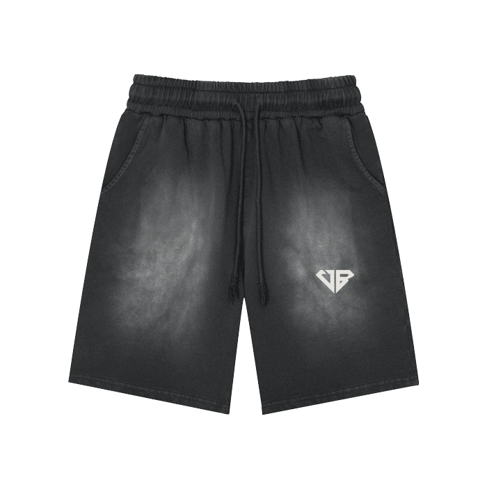 Villa Blvd ⱯPEX Diamond Centered Washed Shorts ☛ Multiple Colors Available ☚