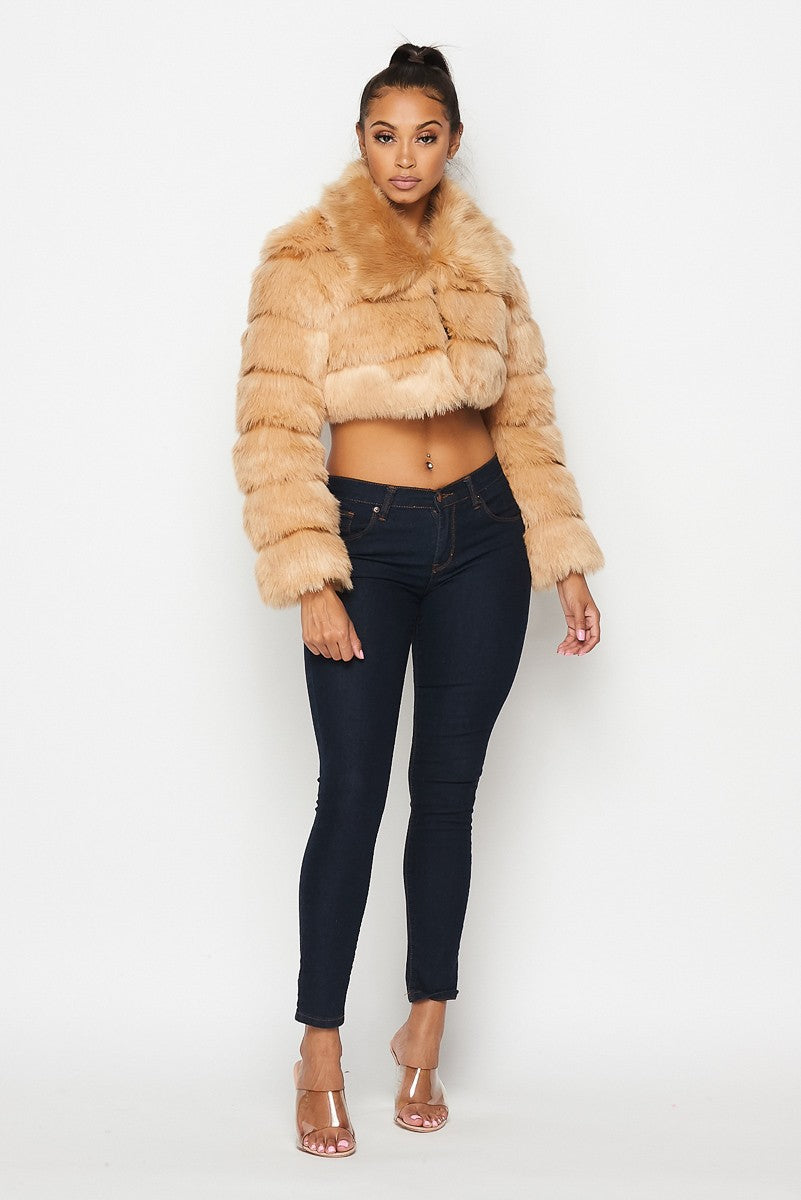 Villa Blvd ƎDEN Faux Fur Jacket ☛ Multiple Colors Available ☚
