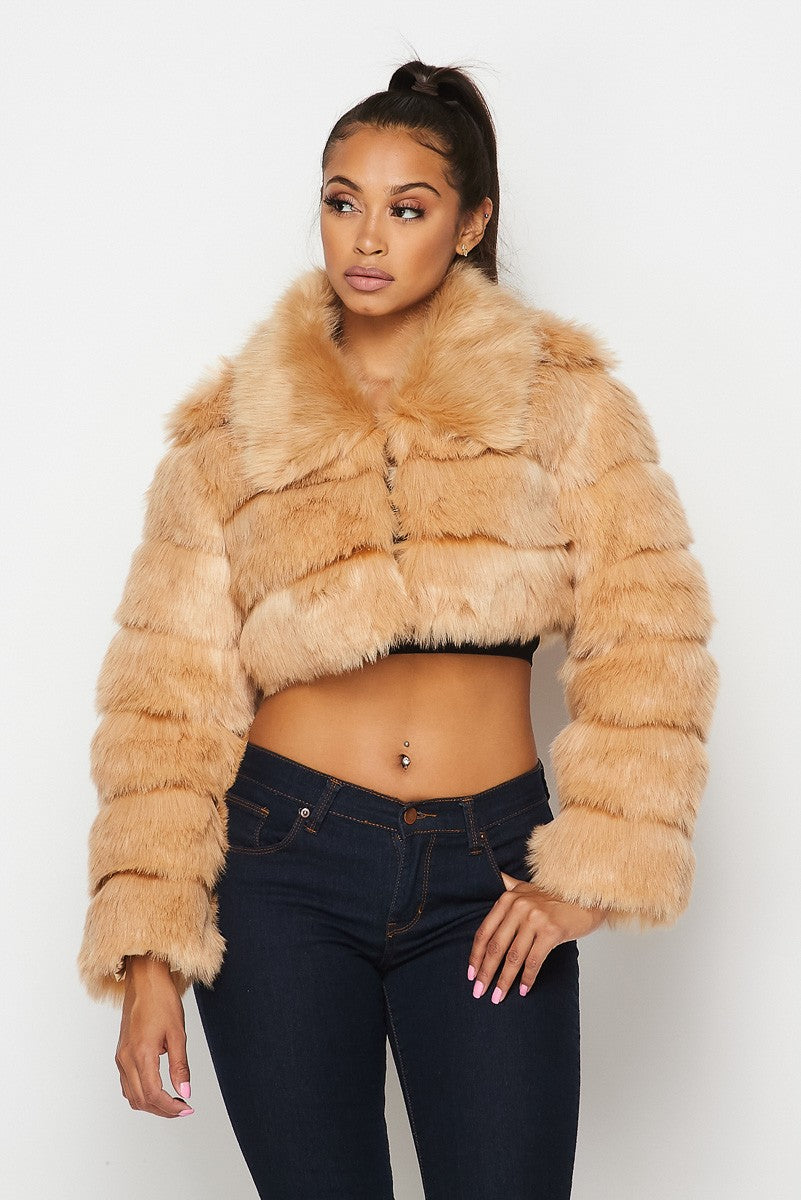 Villa Blvd ƎDEN Faux Fur Jacket ☛ Multiple Colors Available ☚