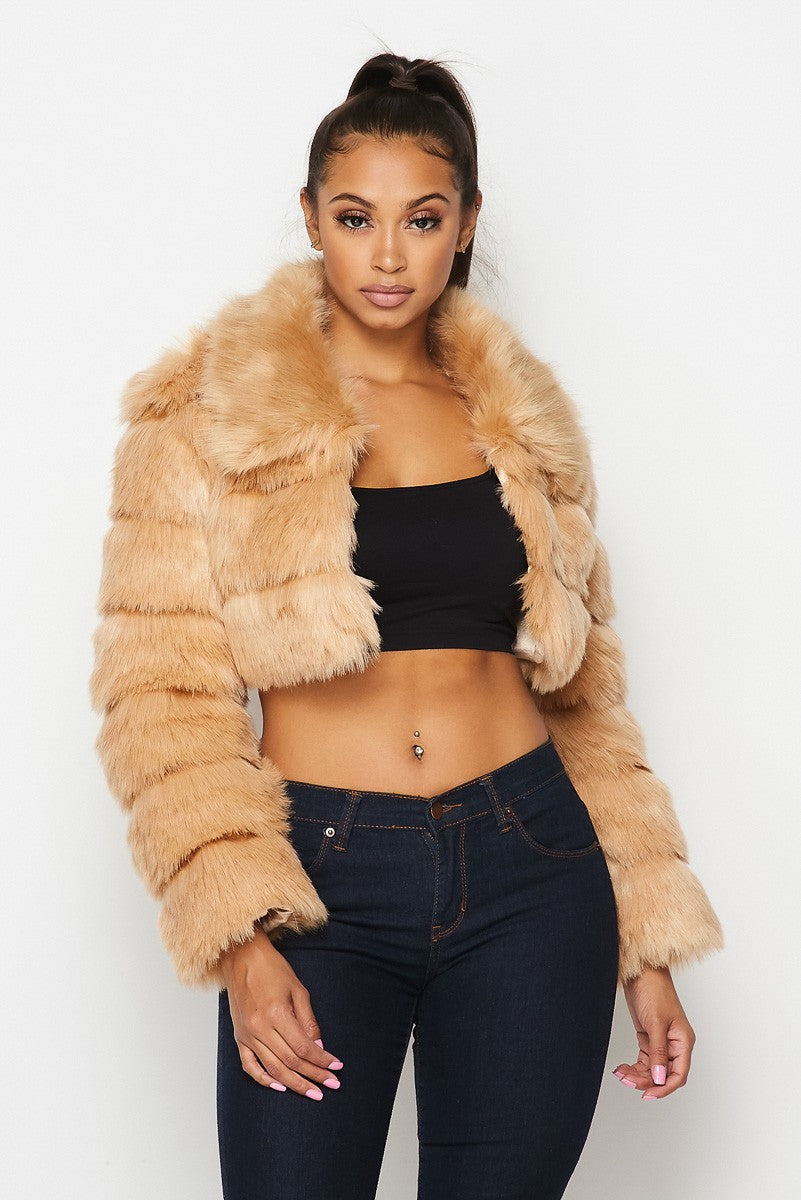 Villa Blvd ƎDEN Faux Fur Jacket ☛ Multiple Colors Available ☚