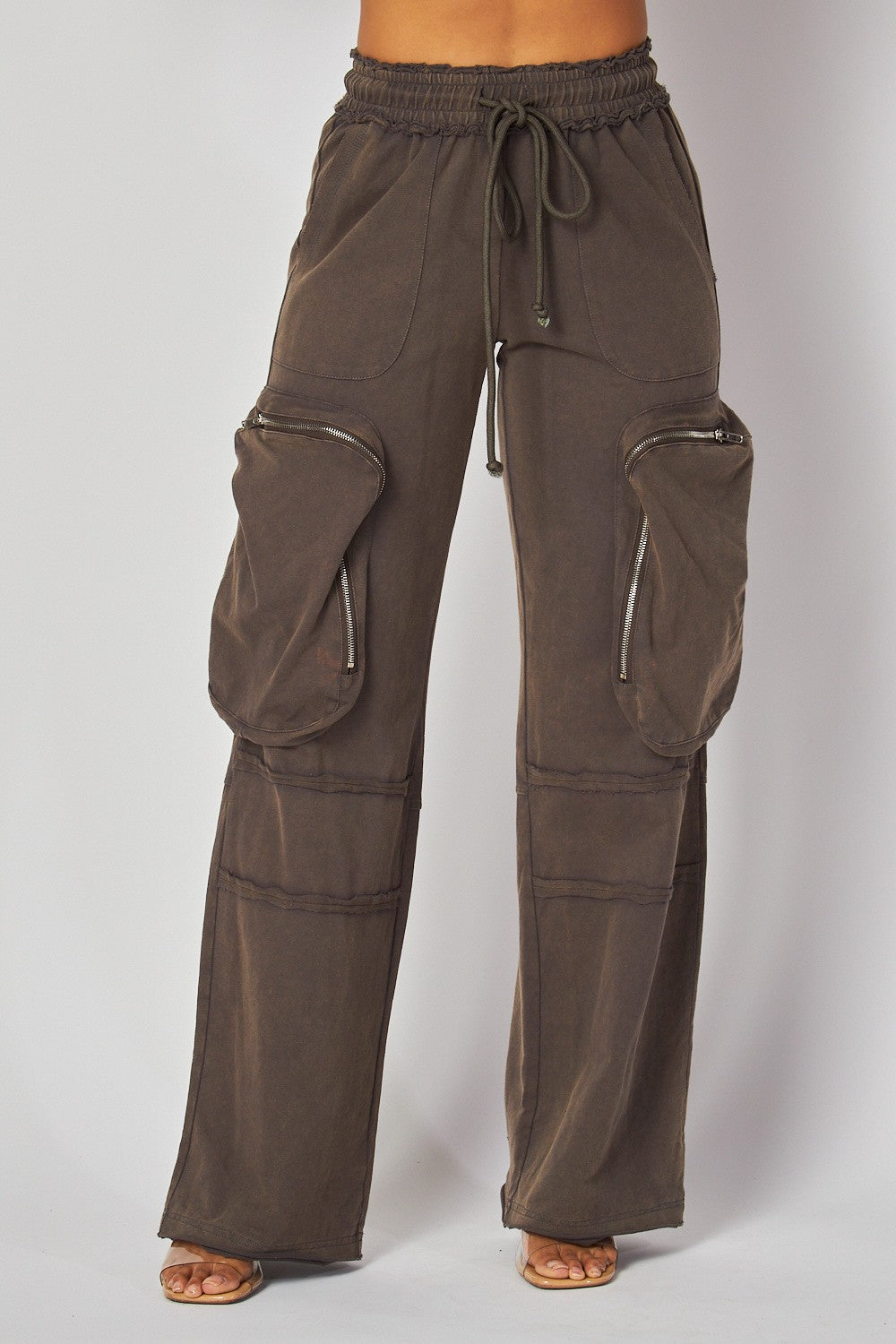 Villa Blvd ƎDEN Acid Washed Cargo Pants ☛ Multiple Colors Available ☚