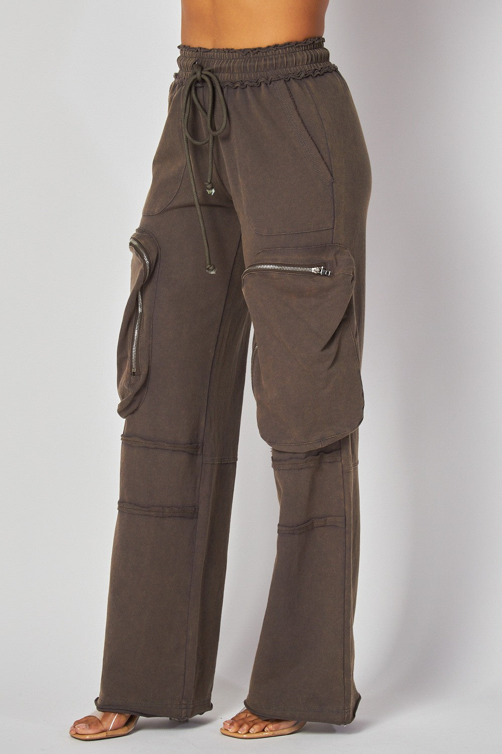 Villa Blvd ƎDEN Acid Washed Cargo Pants ☛ Multiple Colors Available ☚