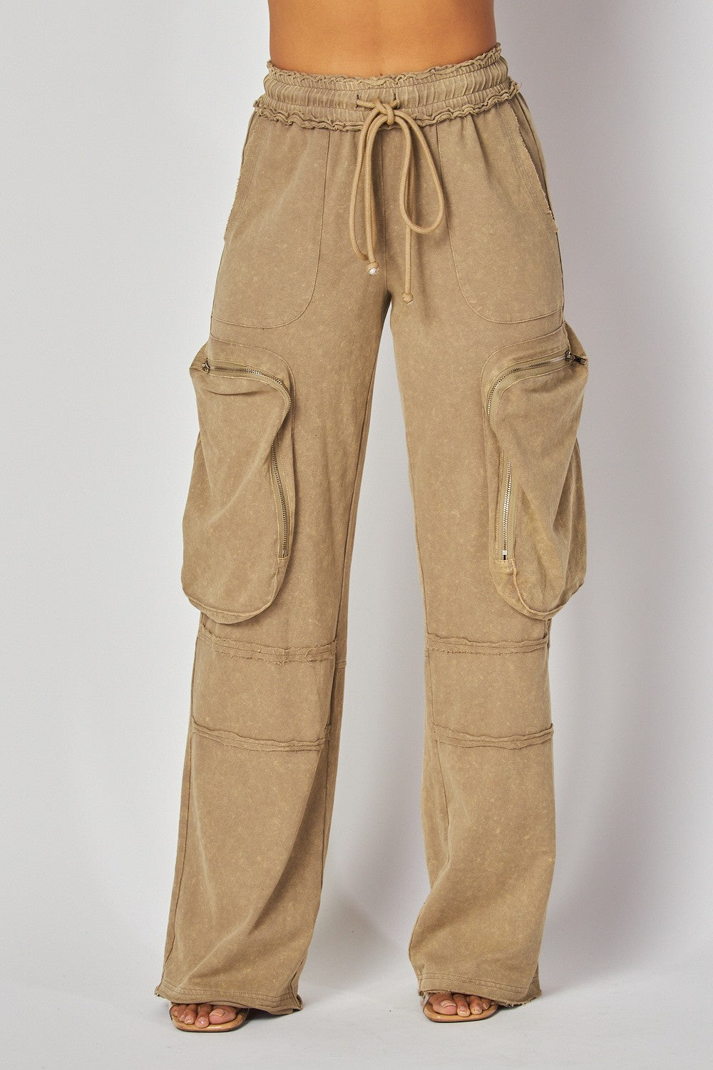 Villa Blvd ƎDEN Acid Washed Cargo Pants ☛ Multiple Colors Available ☚
