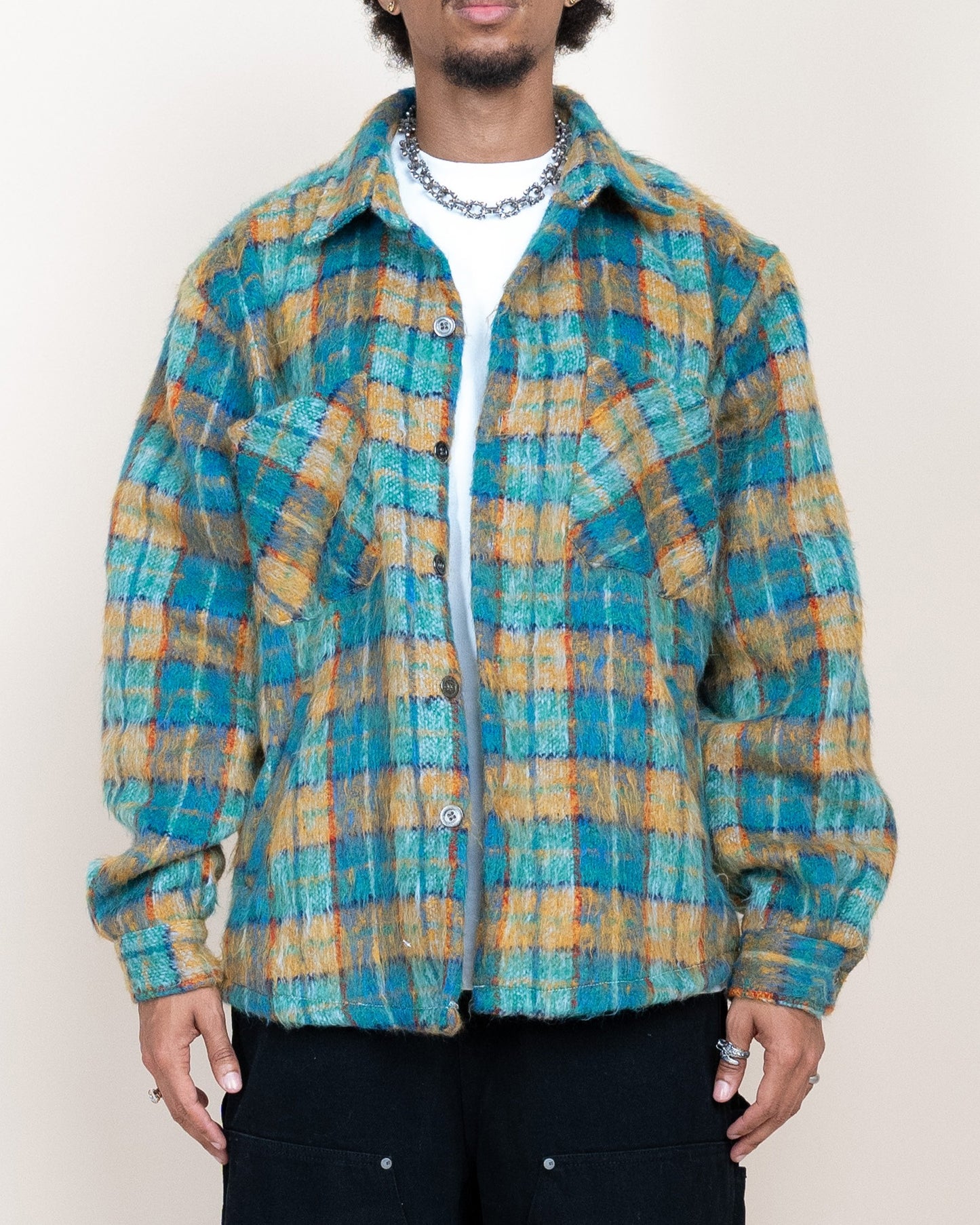 Villa Blvd ⱯPEX Side Slit Flannel ☛ Multiple Colors Available ☚