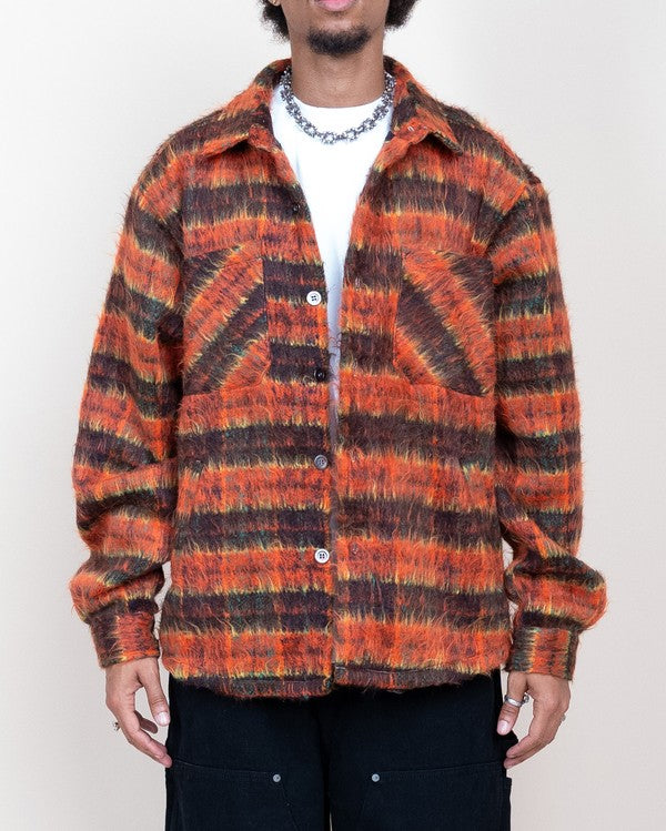 Villa Blvd ⱯPEX Side Slit Flannel ☛ Multiple Colors Available ☚