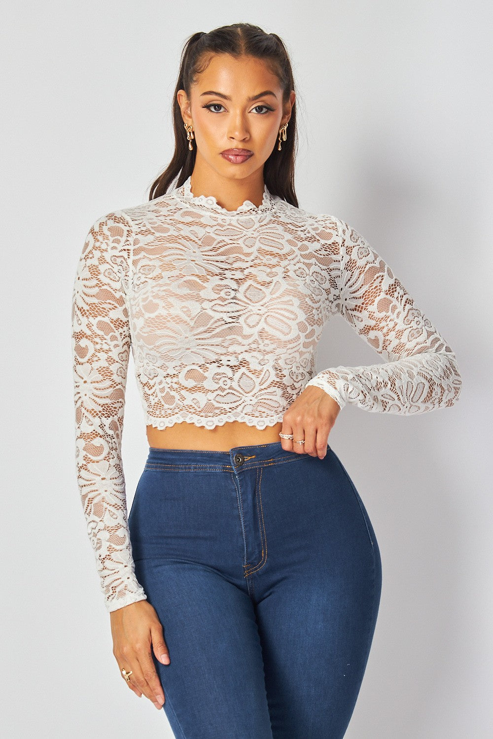 Villa Blvd ƎDEN Lace Crop Top ☛ Multiple Colors Available ☚