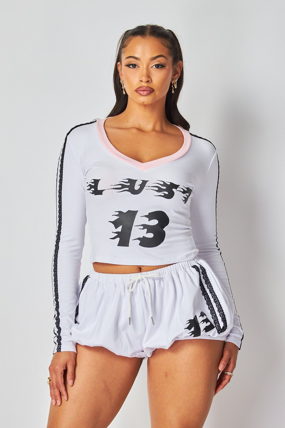 Villa Blvd ƎDEN Lust 13 Top + Bubble Shorts Set ☛ Multiple Colors Available ☚