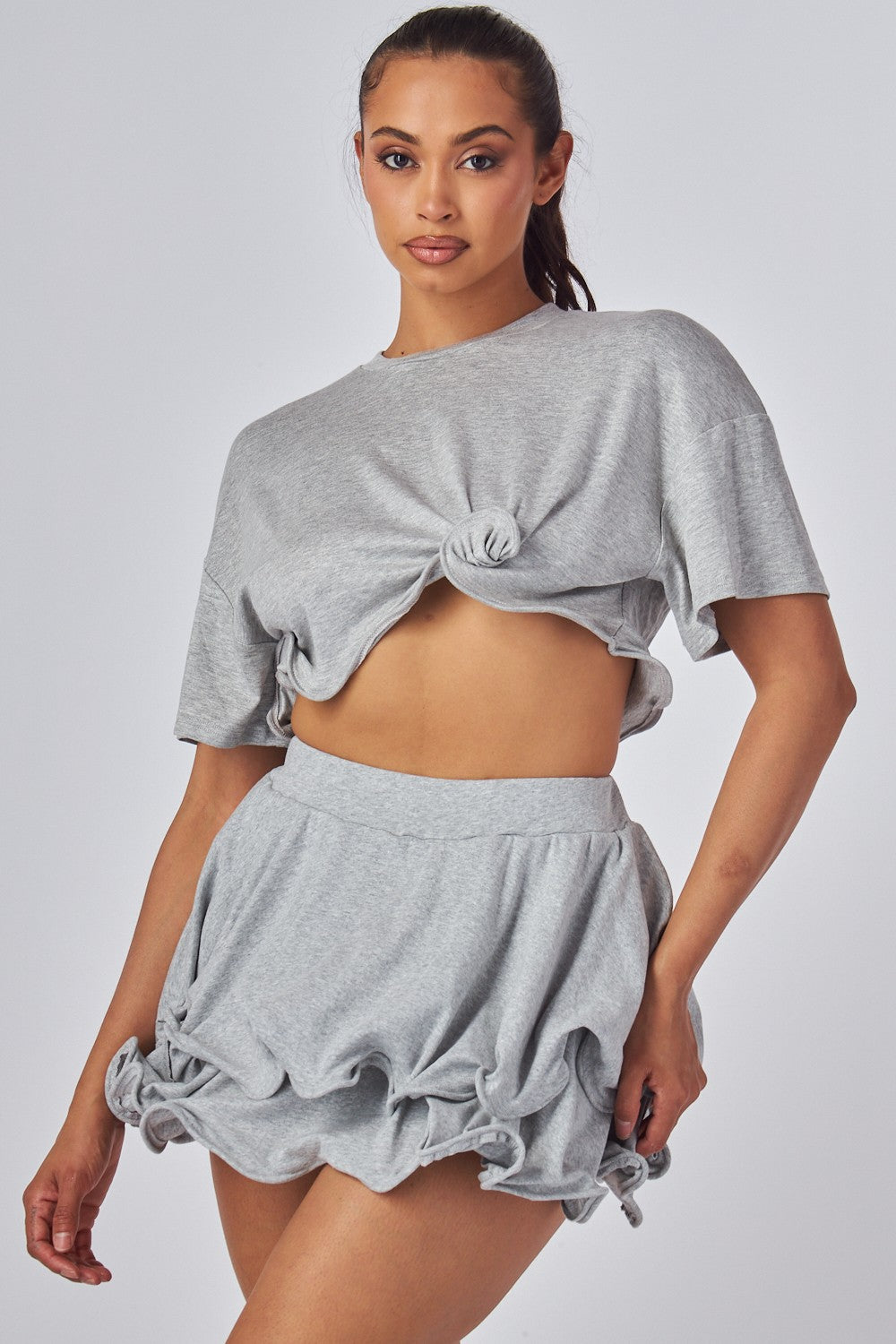 Villa Blvd ƎDEN Ruffle Mini Sweat Set