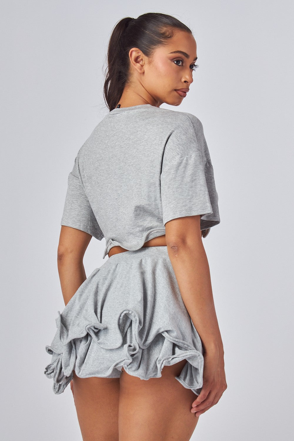 Villa Blvd ƎDEN Ruffle Mini Sweat Set