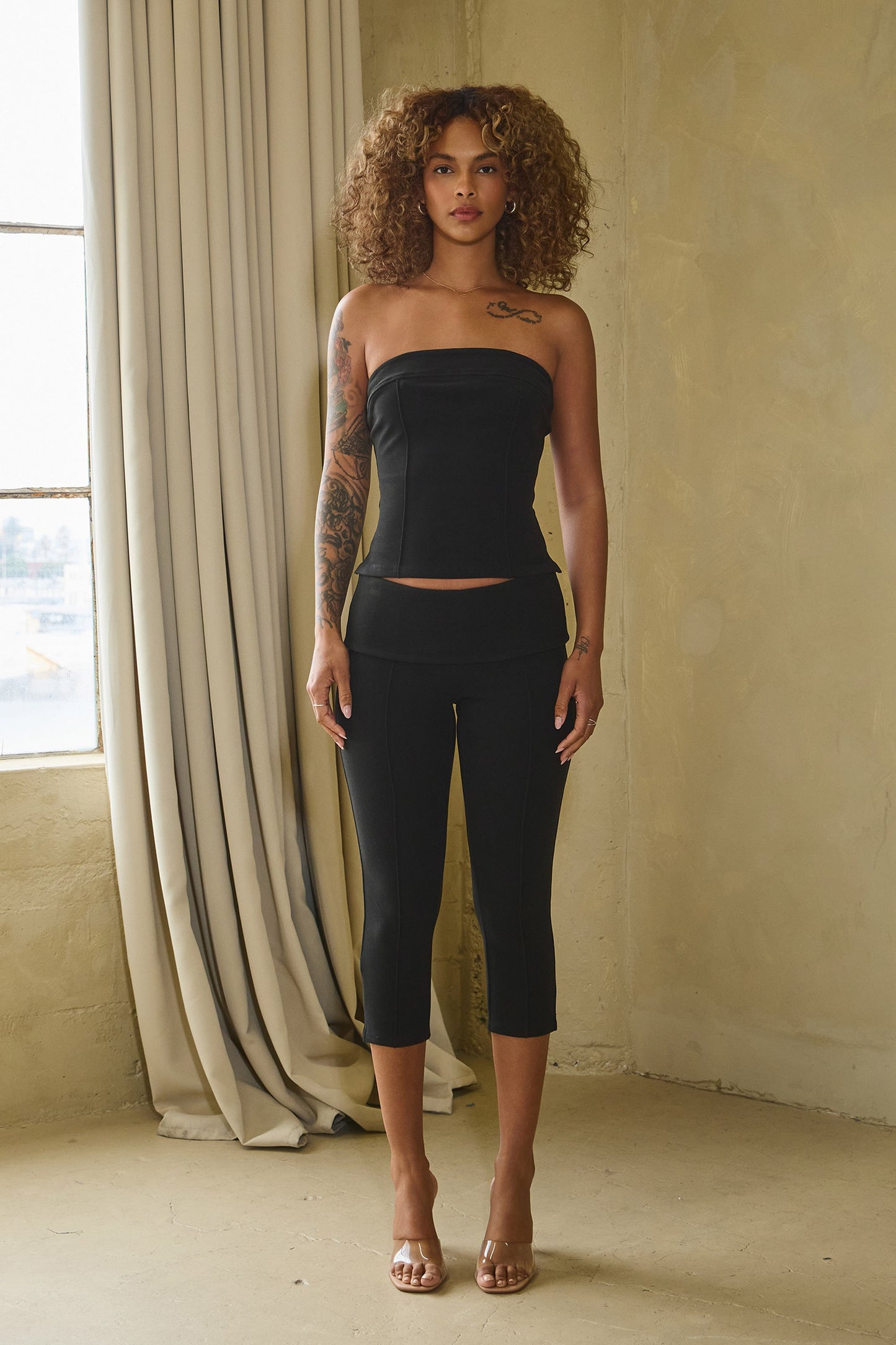 Villa Blvd Ultra Soft Bandeau + Capri Set ☛ Multiple Colors Available ☚