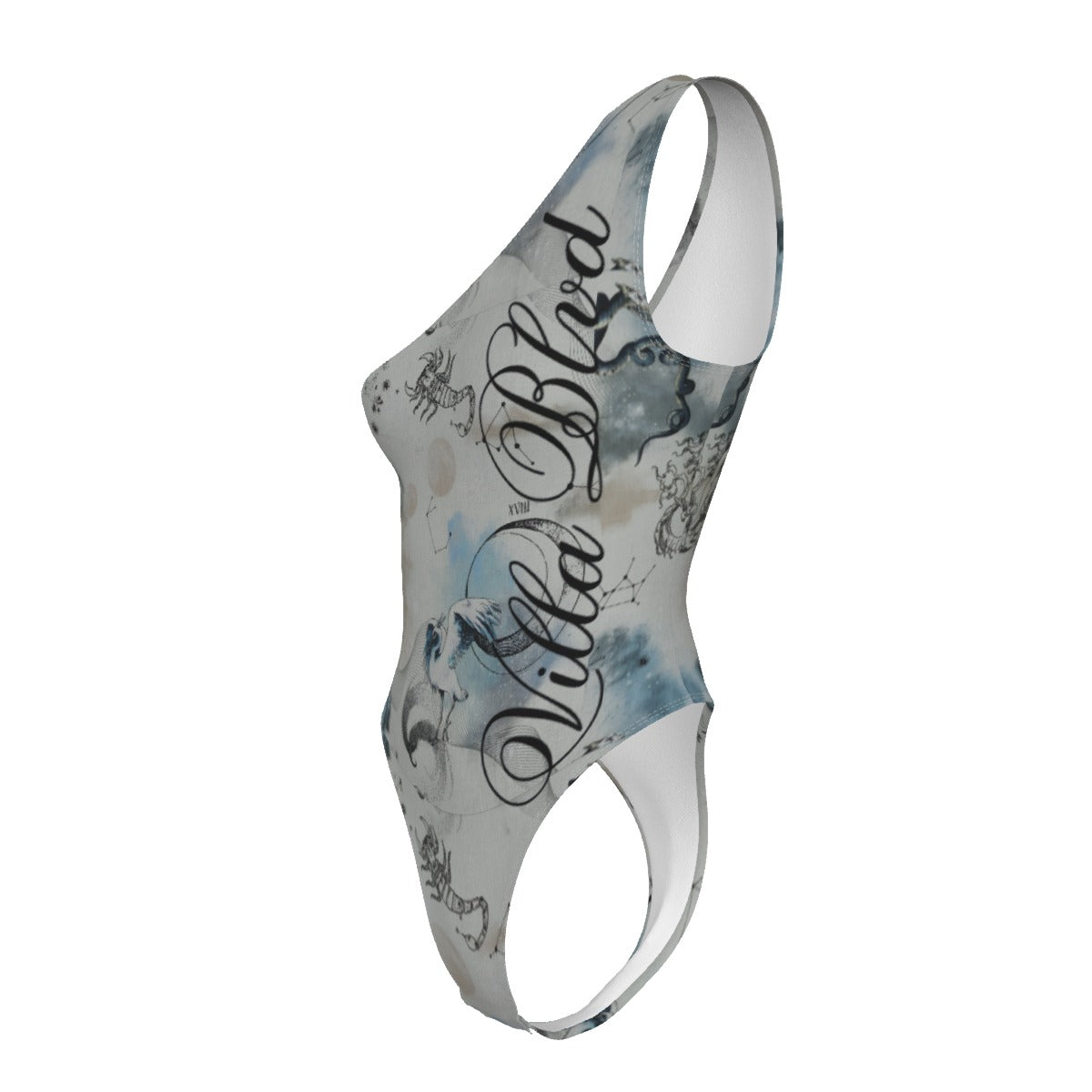 Villa Blvd Avenir Avis Caelestis One-Shoulder Bodysuit