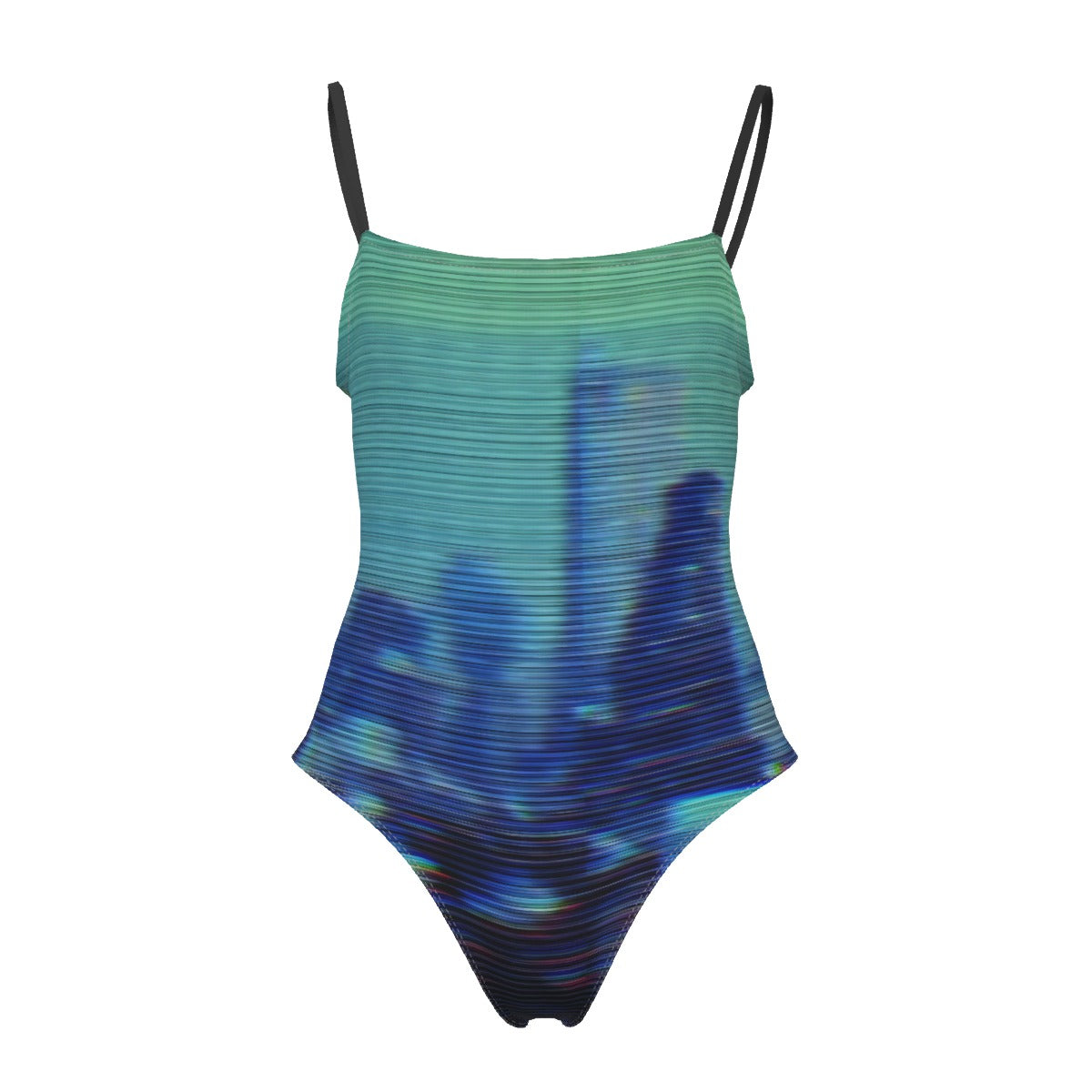 Villa Blvd City Glitch Strap Swimsuit