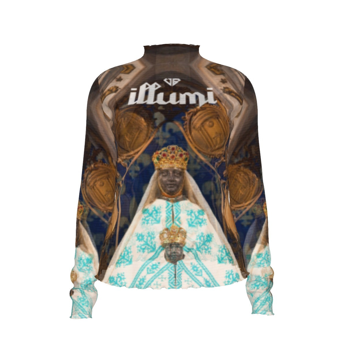 Villa Blvd 𝒾𝓁𝓁𝓊𝓂𝒾 Virgin & Christ Mesh Tee