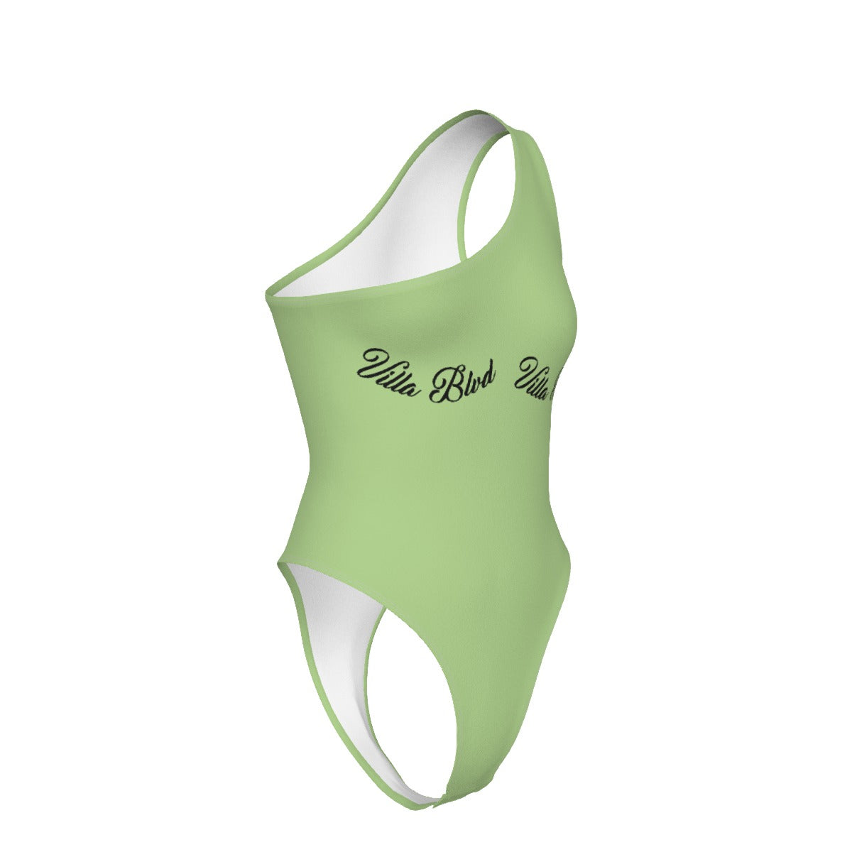 Villa Blvd Script One-Shoulder Bodysuit