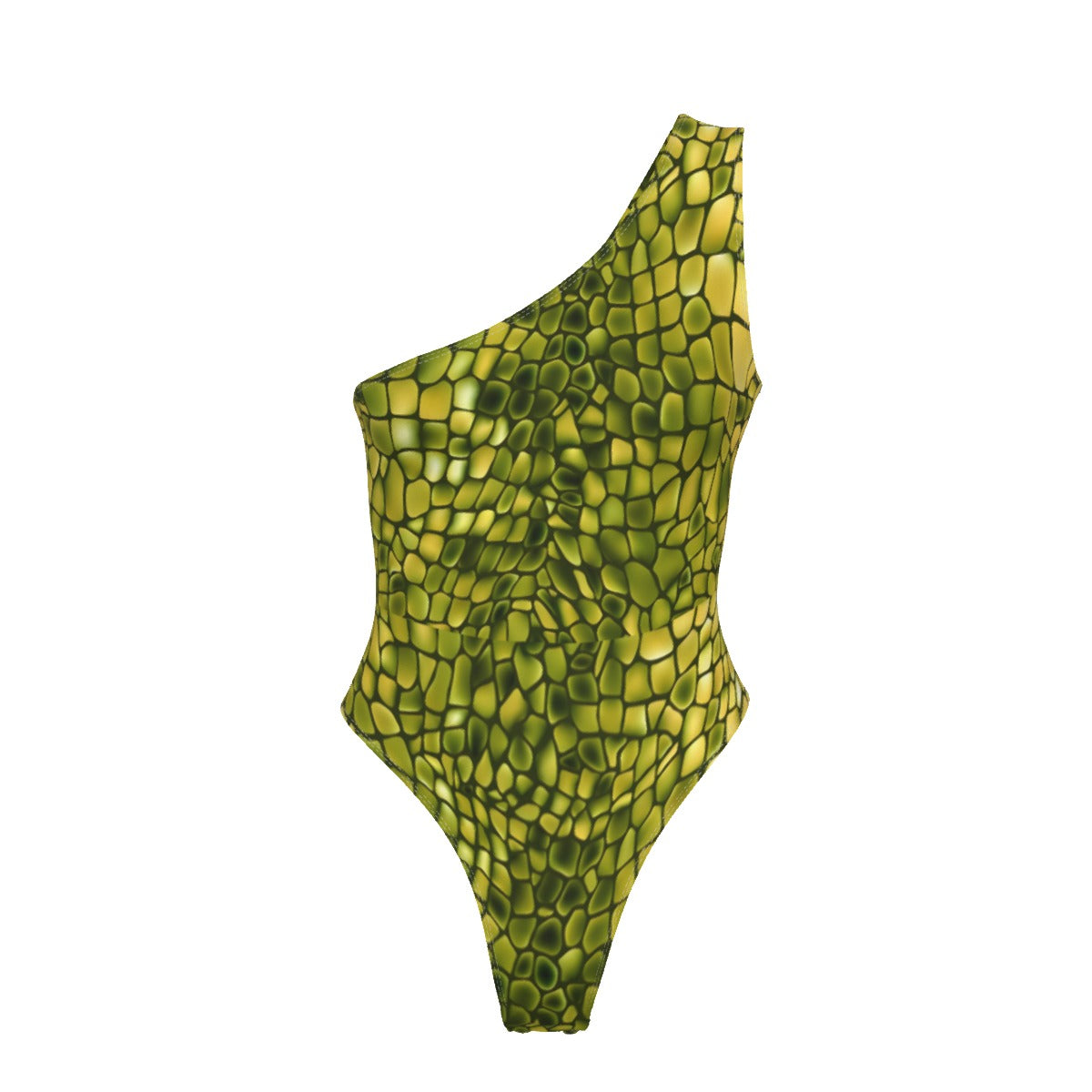 Villa Blvd Barème Croc One-Shoulder Bodysuit