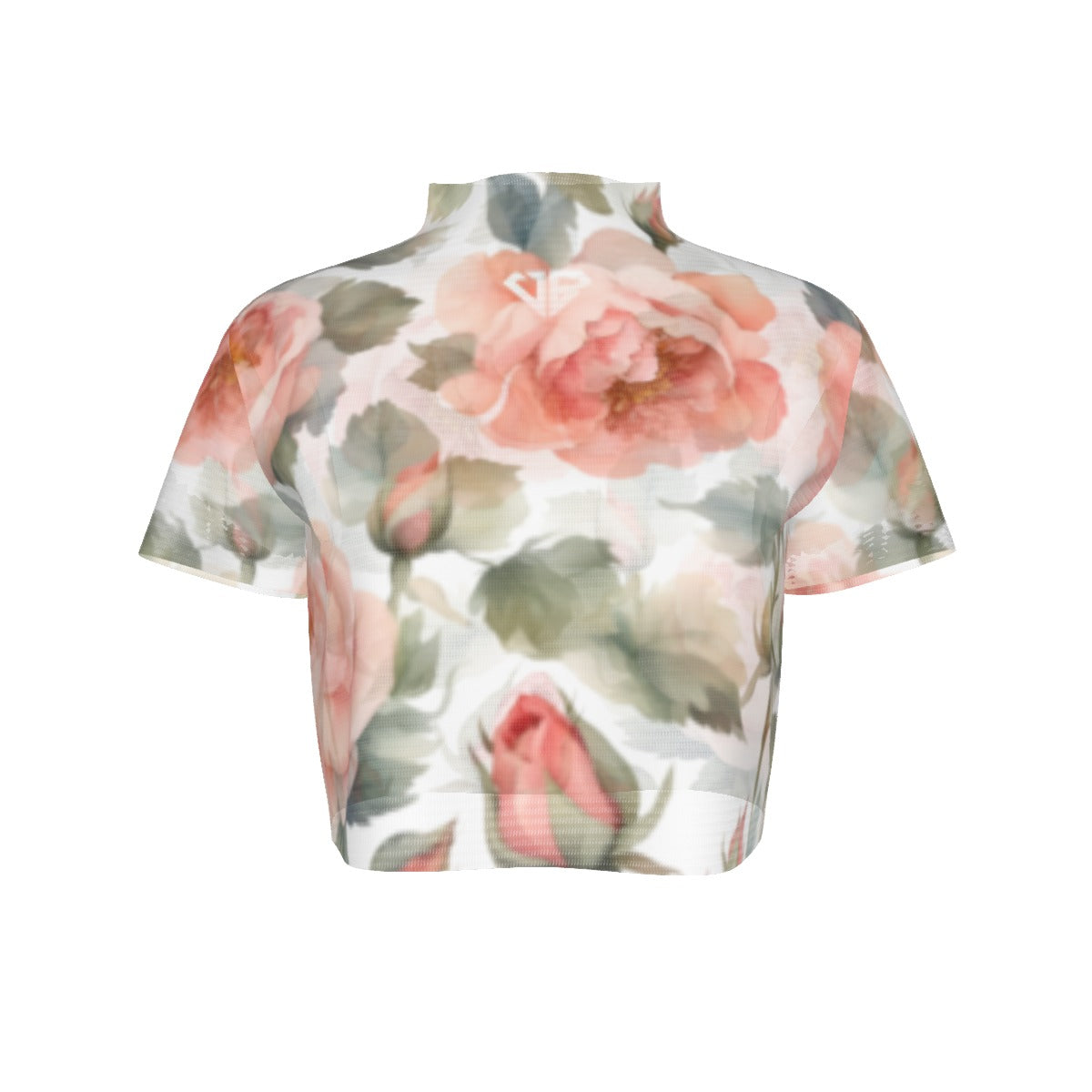 Villa Blvd ⱯPEX Diamond Blush Floral Accent Crop Top