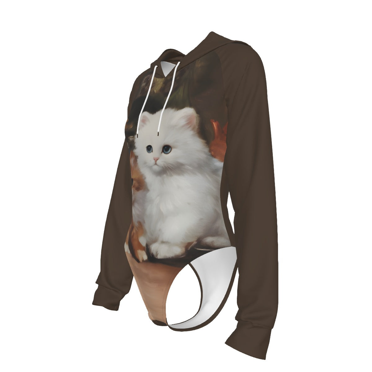 Villa Blvd Feline Hooded Bodysuit