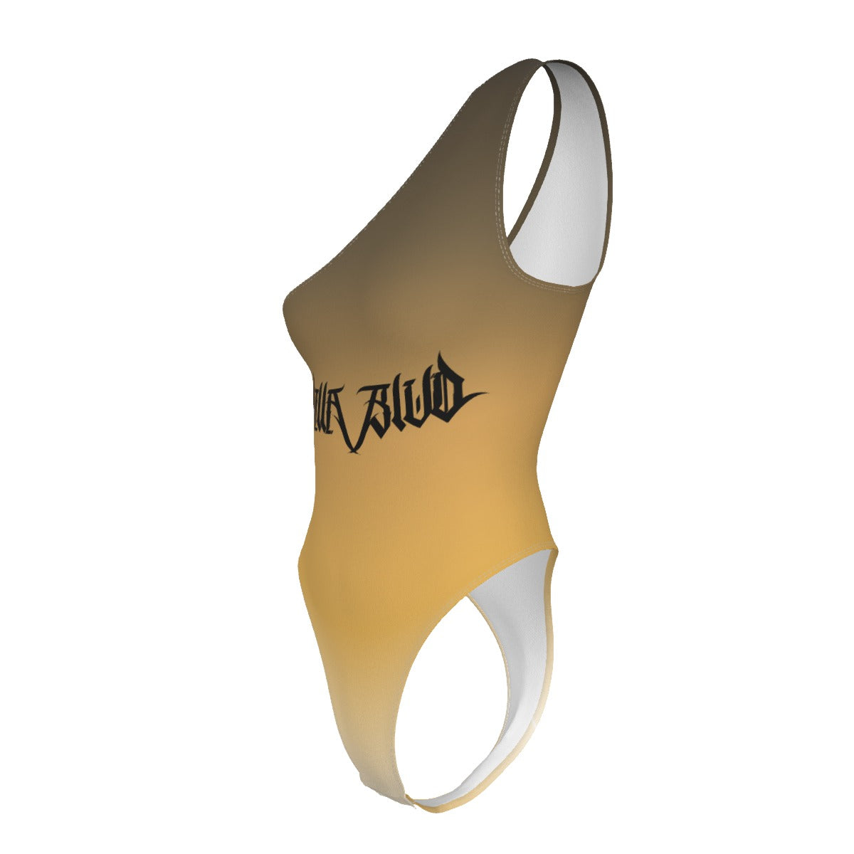 Villa Blvd Noctis Anges Gradient One-Shoulder Bodysuit