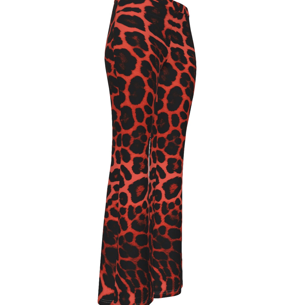 Villa Blvd Félin Fatal Rouge Flared Fit Pants