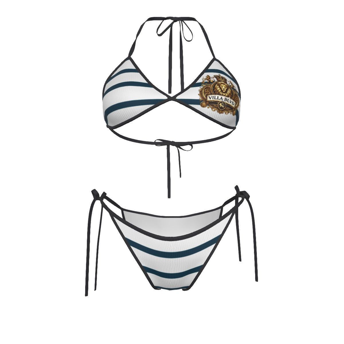 Villa Blvd Marina Nocturnal Striped Bikini