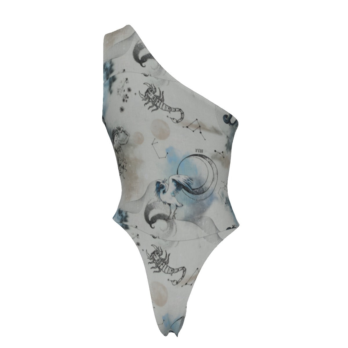 Villa Blvd Avenir Avis Caelestis One-Shoulder Bodysuit