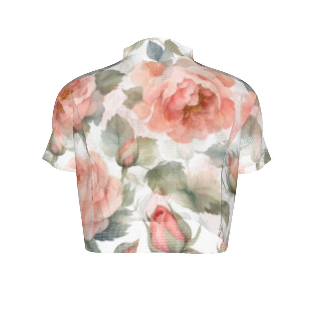 Villa Blvd ⱯPEX Diamond Blush Floral Accent Crop Top