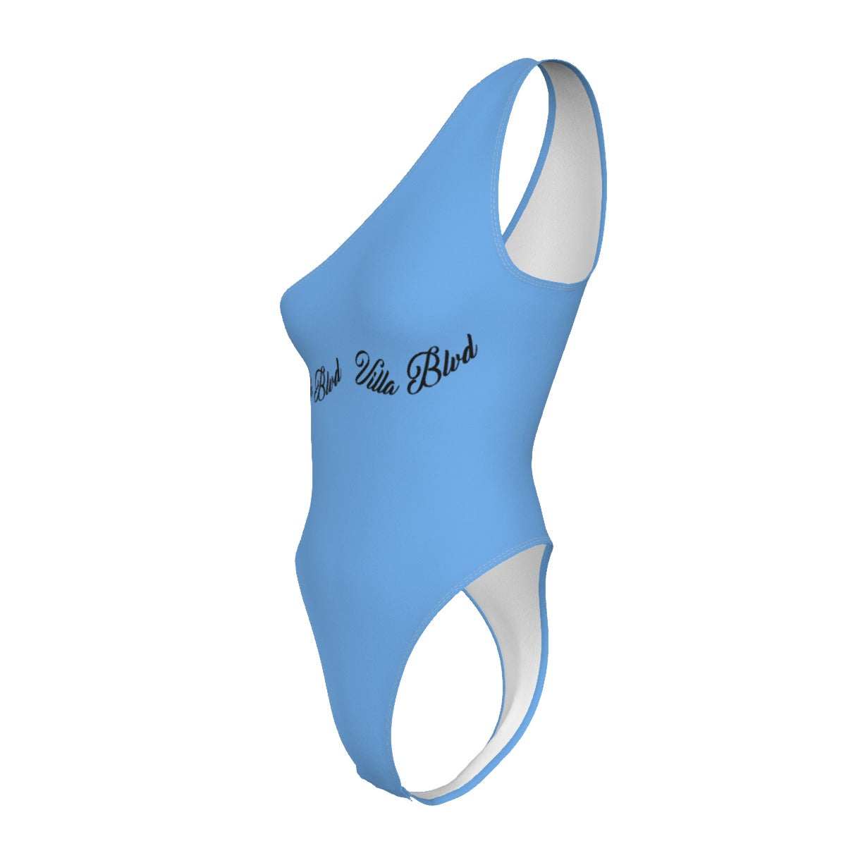 Villa Blvd Script One-Shoulder Bodysuit