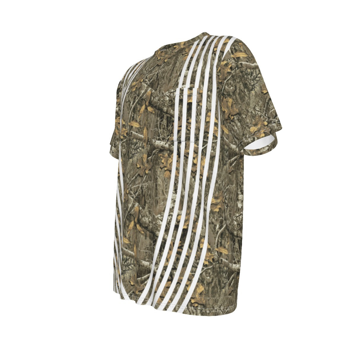 Villa Blvd Woodland Camo Striped T-shirt