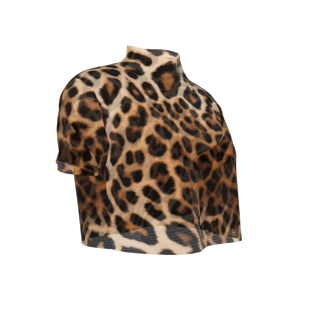 Villa Blvd Félin Fatal Mesh Crop Top