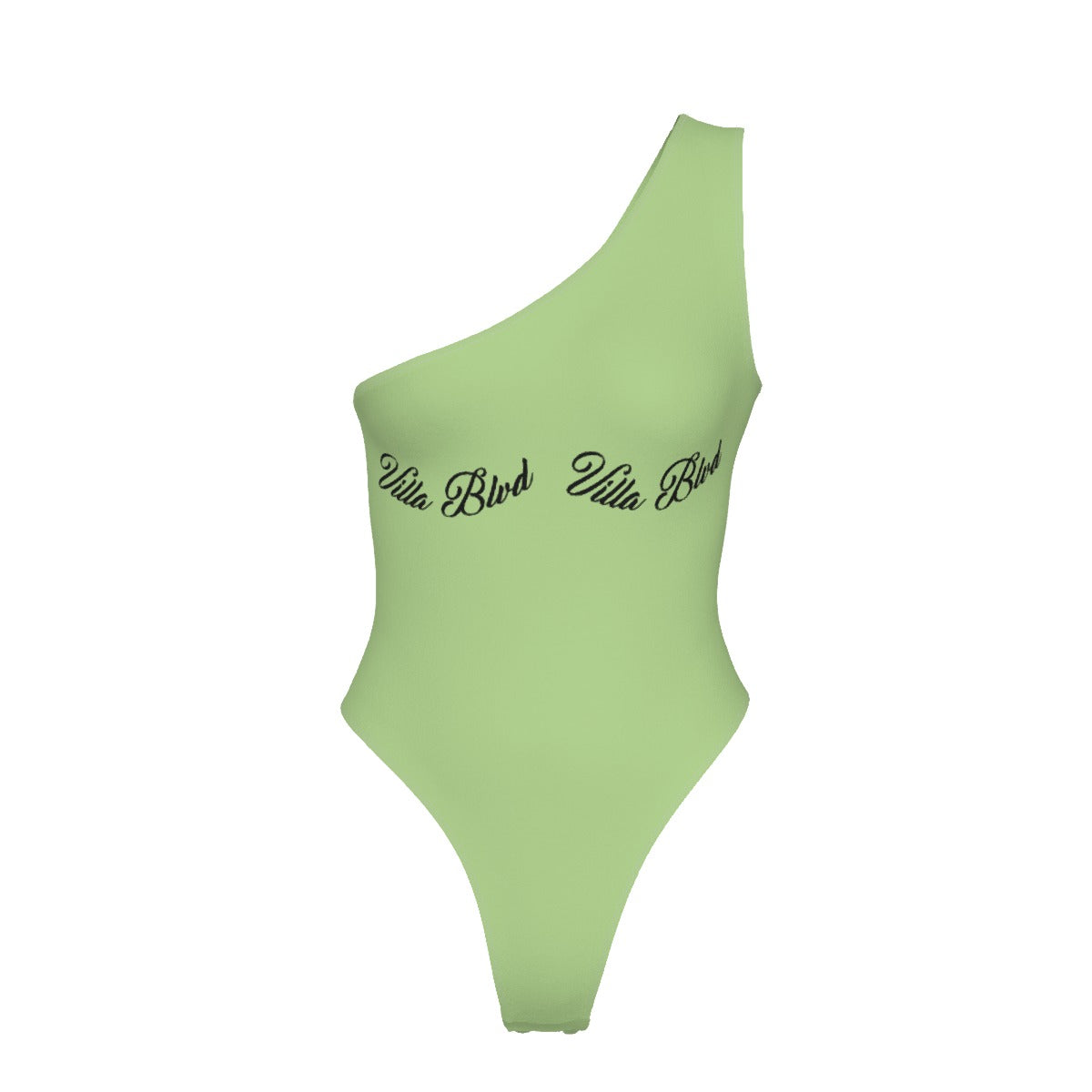 Villa Blvd Script One-Shoulder Bodysuit
