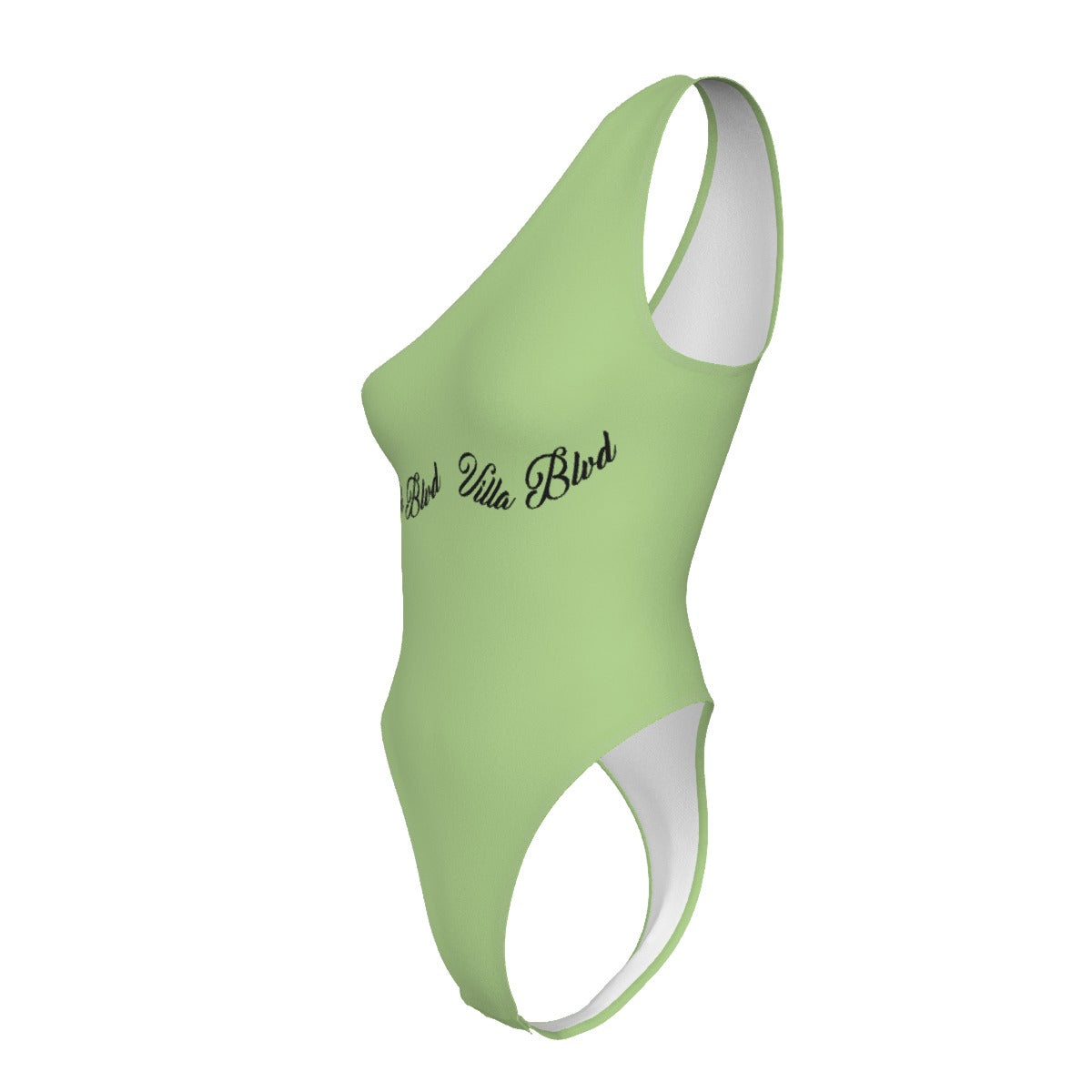 Villa Blvd Script One-Shoulder Bodysuit
