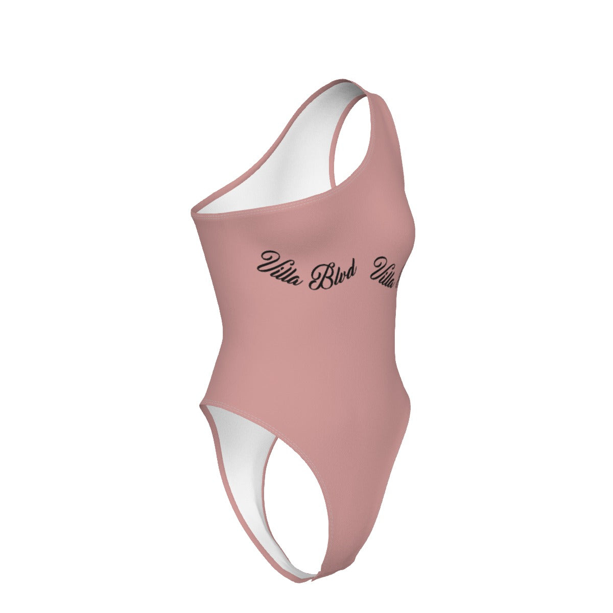 Villa Blvd Script One-Shoulder Bodysuit