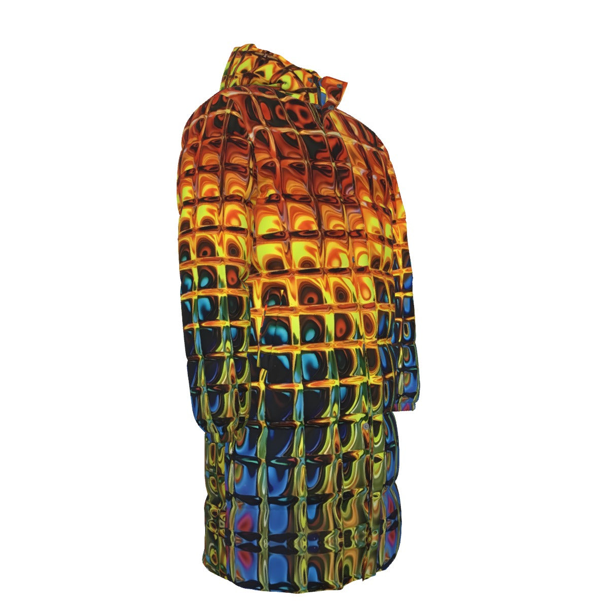 Villa Blvd Metallic Glass Down Jacket