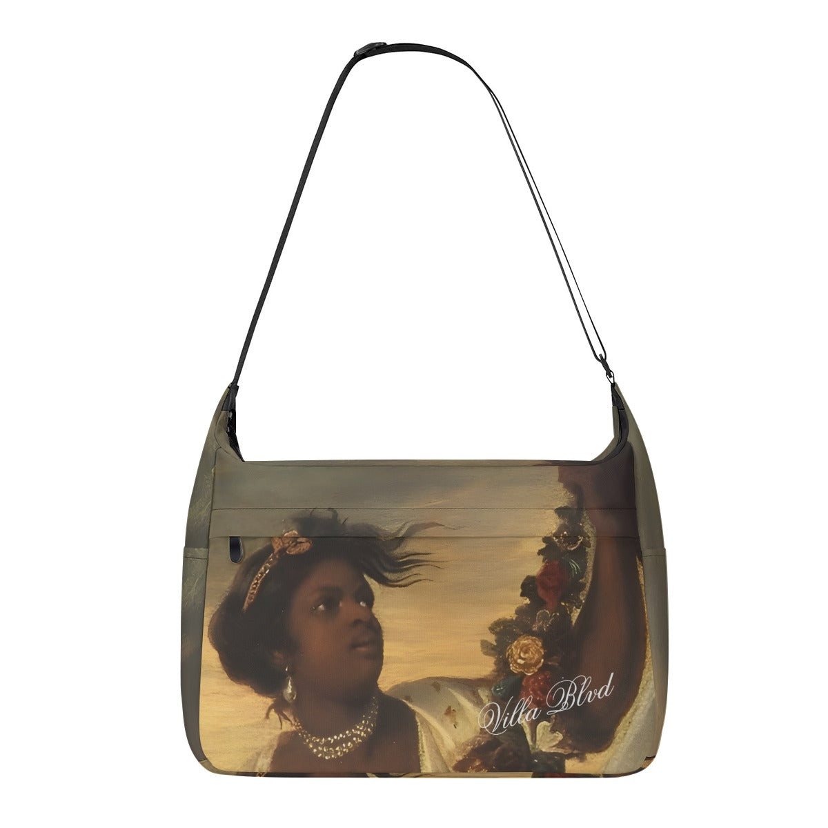 Villa Blvd Fleurs au Ciel Messenger Bag