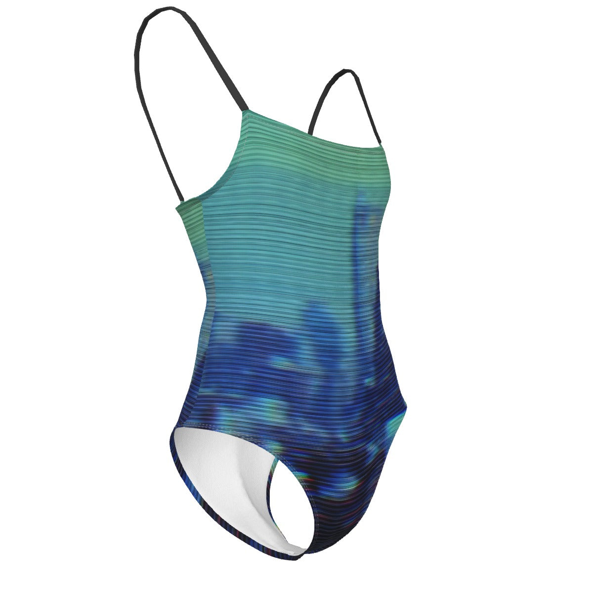 Villa Blvd City Glitch Strap Swimsuit