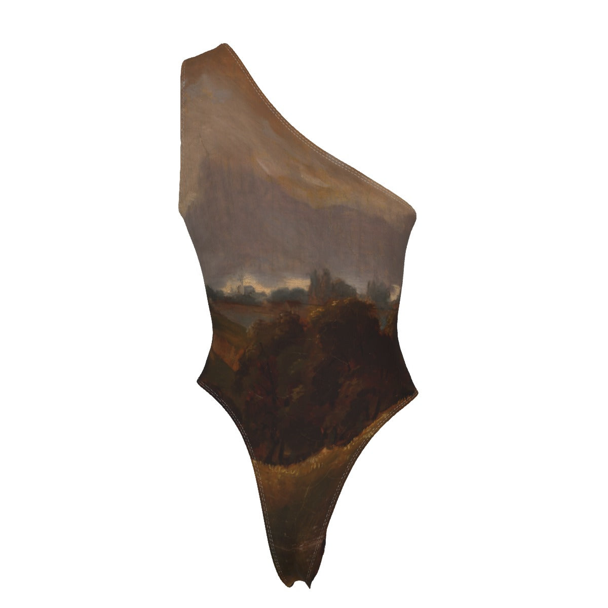 Villa Blvd Script Countryside One-Shoulder Bodysuit