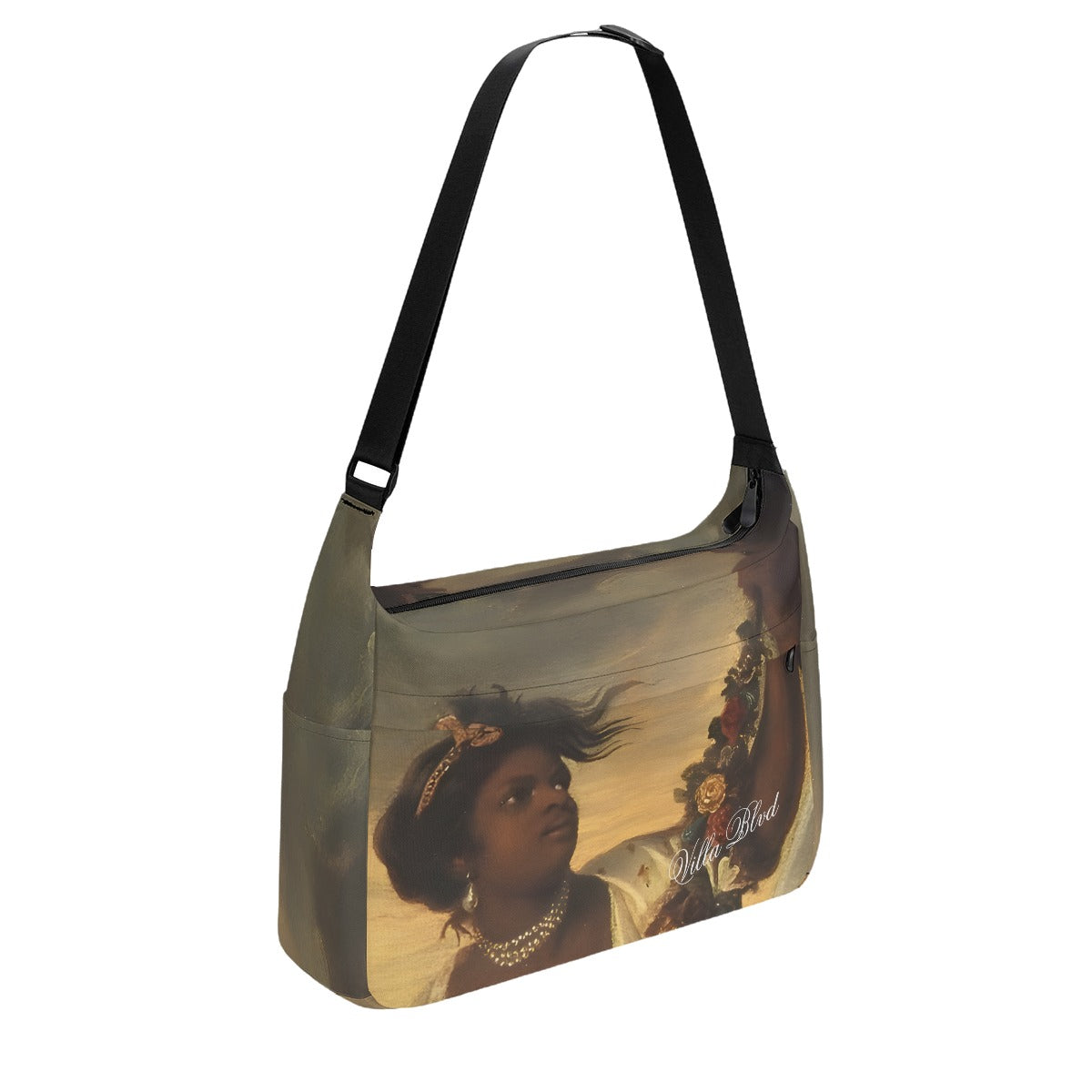 Villa Blvd Fleurs au Ciel Messenger Bag
