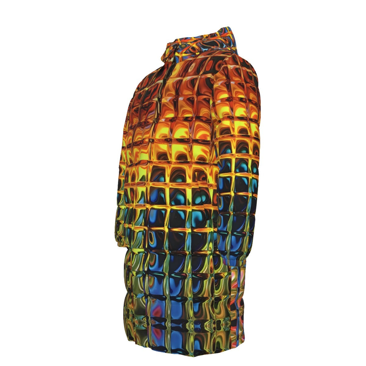 Villa Blvd Metallic Glass Down Jacket