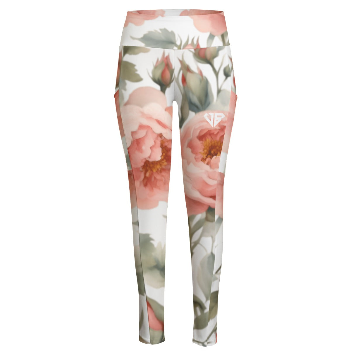 Villa Blvd ⱯPEX Diamond Blush Floral Accent Leggings