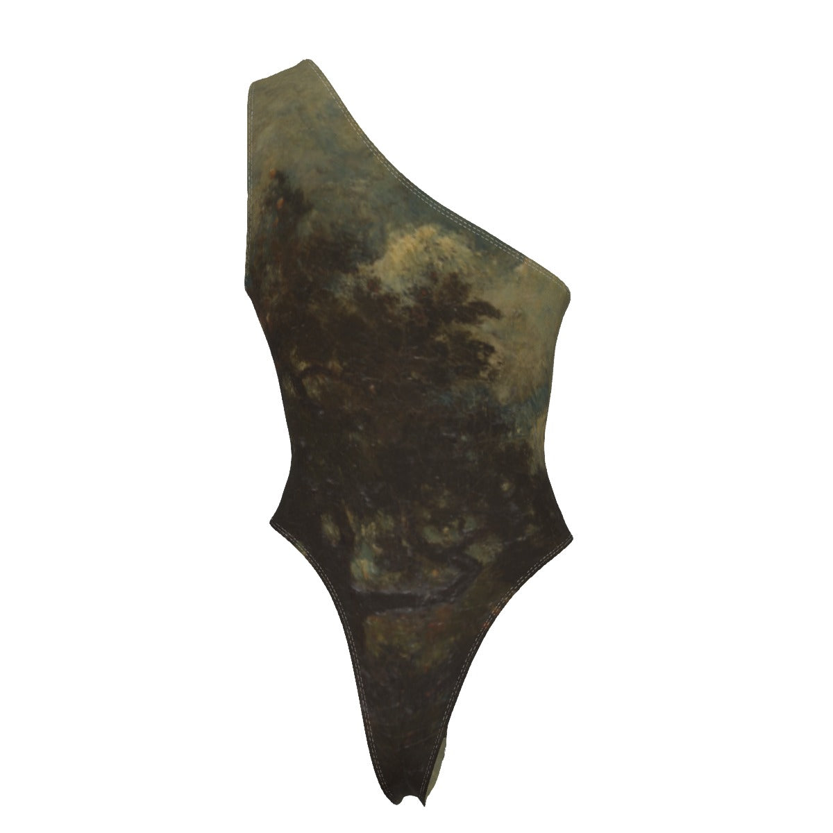 Villa Blvd Avenir Stormy Sky One-Shoulder Bodysuit