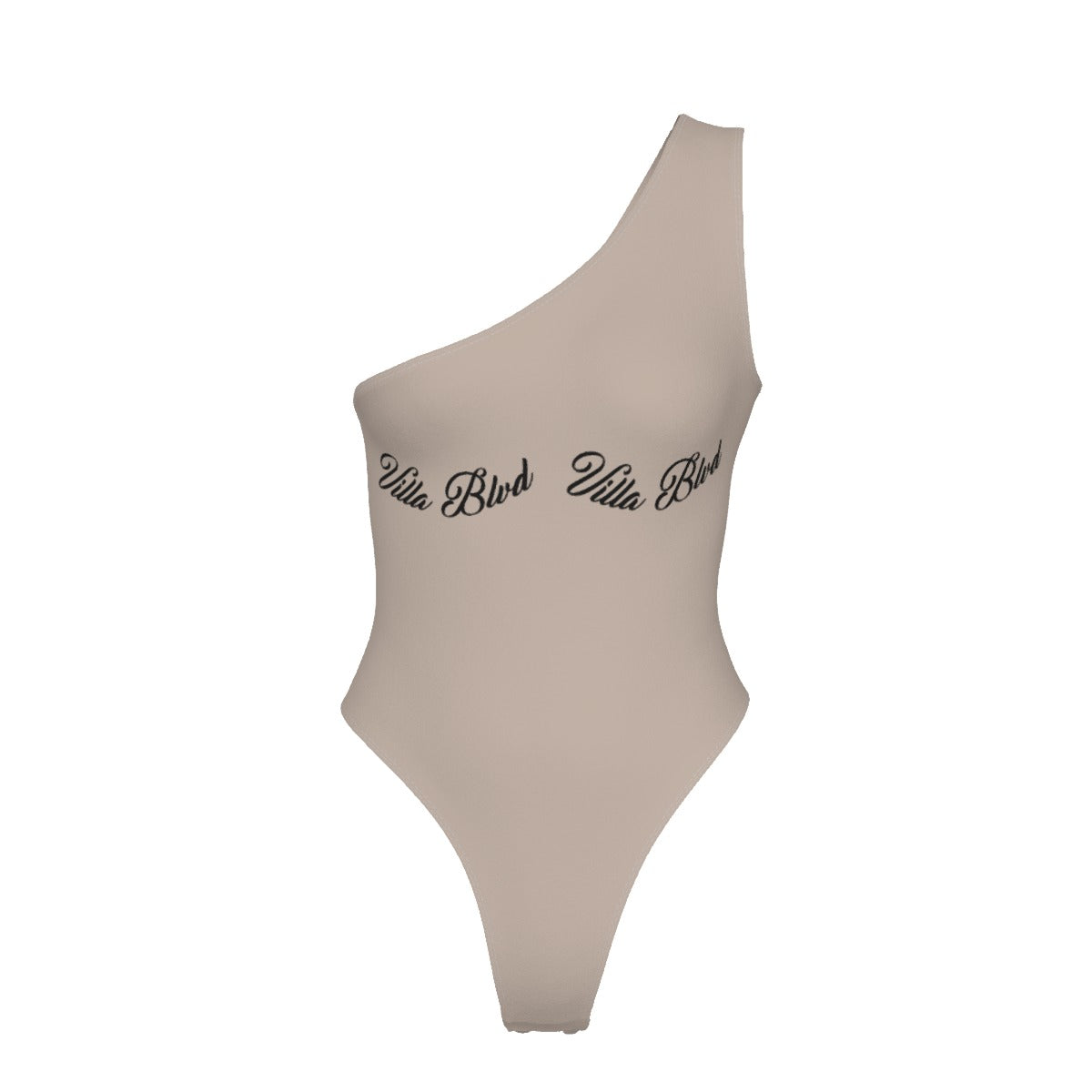 Villa Blvd Script One-Shoulder Bodysuit