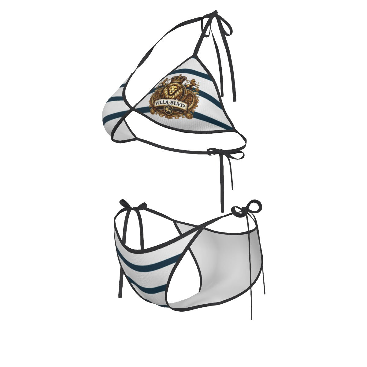 Villa Blvd Marina Nocturnal Striped Bikini