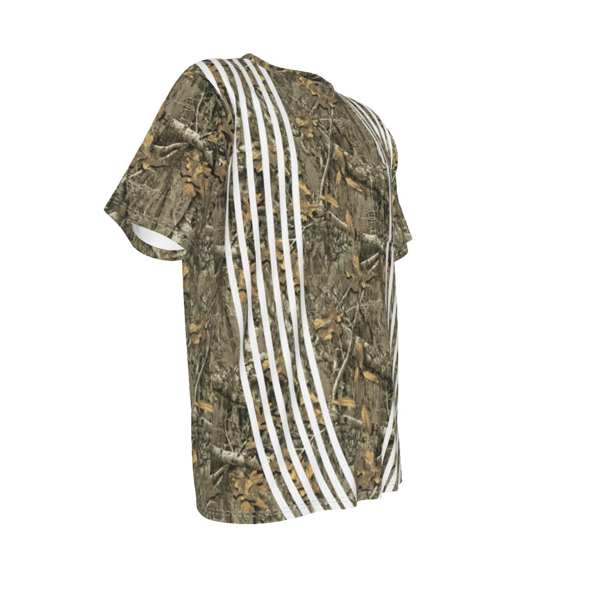 Villa Blvd Woodland Camo Striped T-shirt