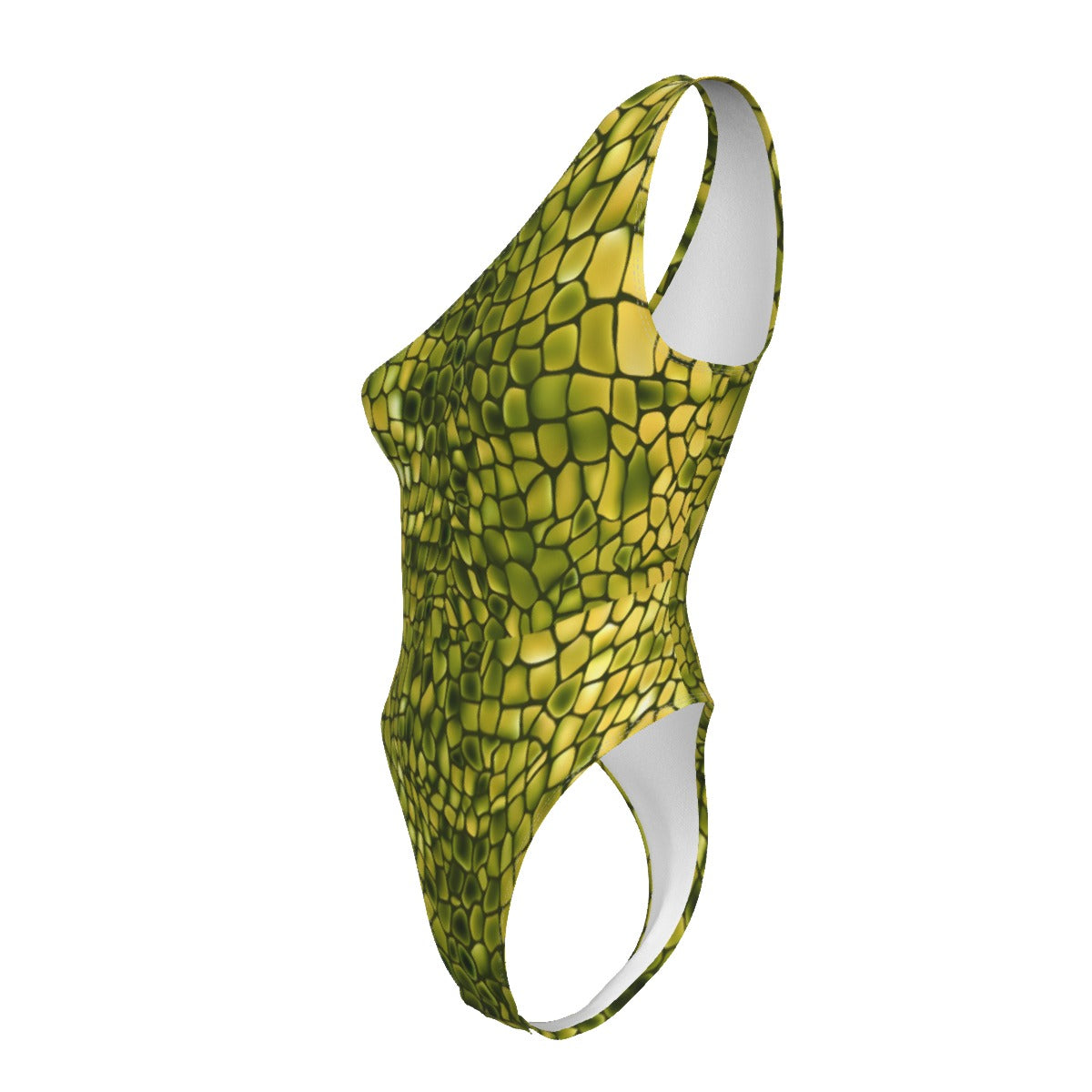 Villa Blvd Barème Croc One-Shoulder Bodysuit