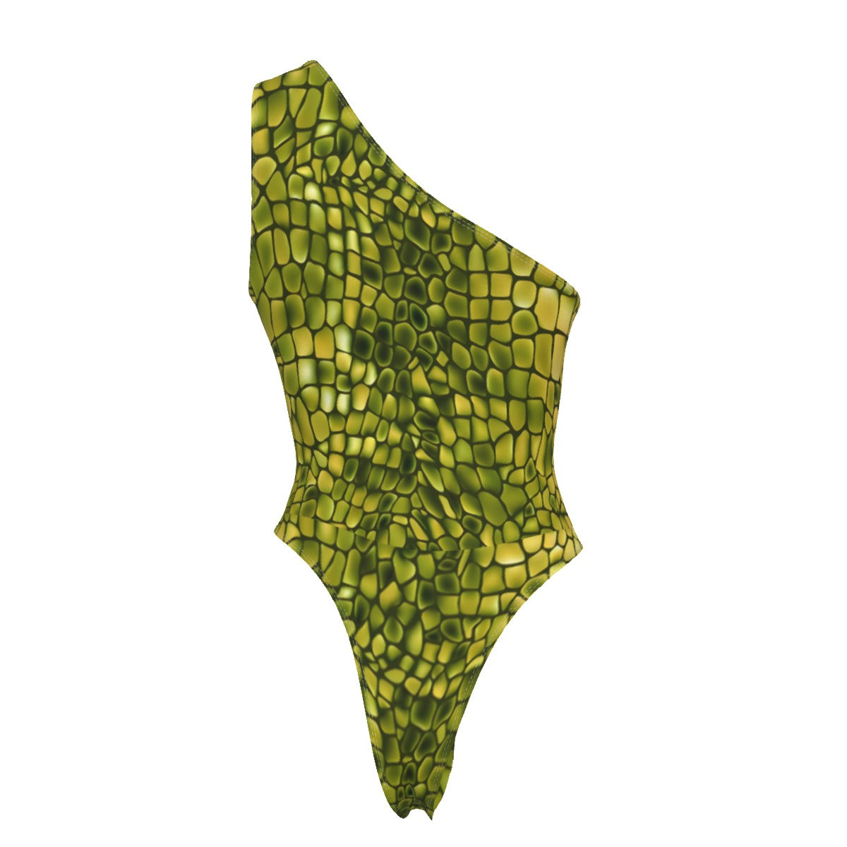 Villa Blvd Barème Croc One-Shoulder Bodysuit