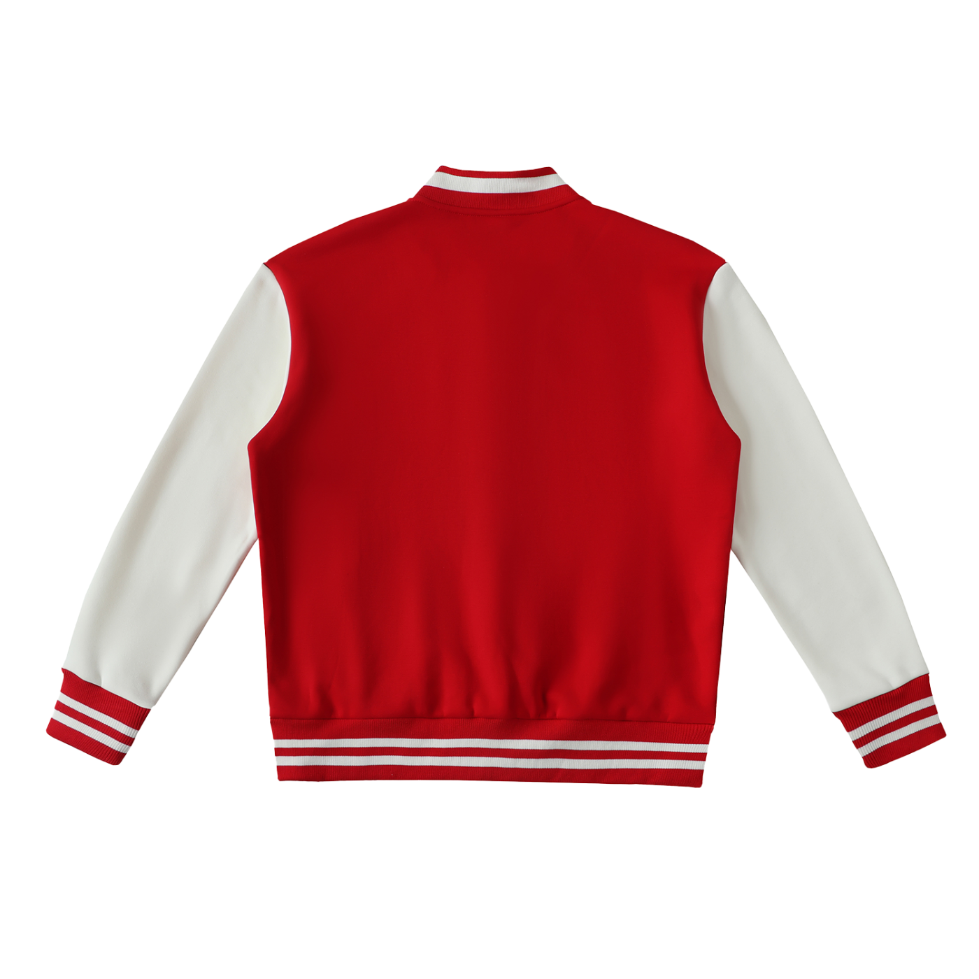 Villa Blvd Bold Vintage Two-Tone Fleeced Varsity Jacket