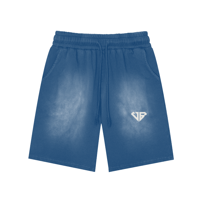 Villa Blvd ⱯPEX Diamond Centered Washed Shorts ☛ Multiple Colors Available ☚