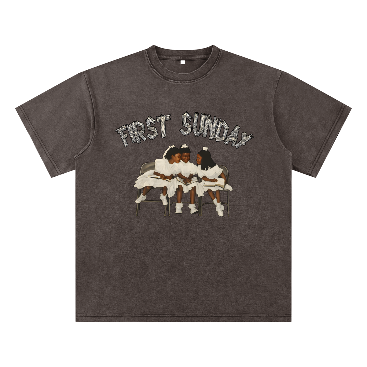 Villa Blvd First Sunday Acid Washed T-Shirt ☛ Multiple Colors Available ☚